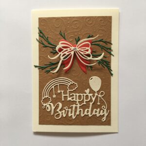 Happy Birthday mit Regenbogen